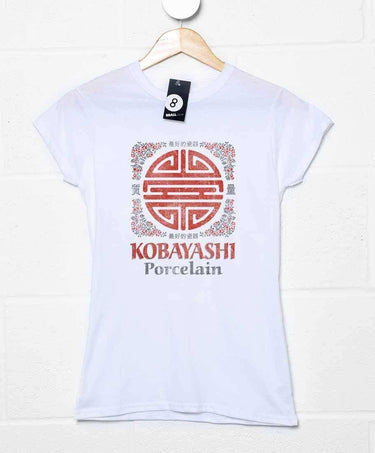 Kobayashi Porcelain Fitted Womens T-Shirt 8Ball